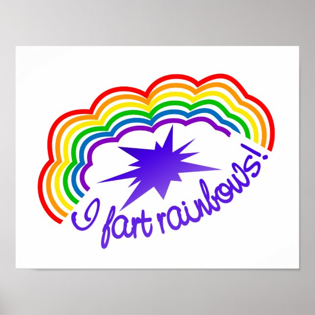 Rainbow Farts poster (Framsidan)