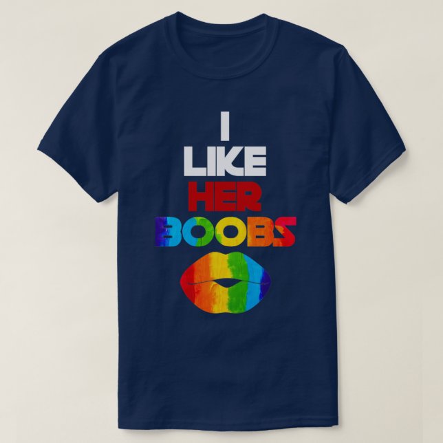 Rainbow Feminism Women Gift HBT T Shirt (Design framsida)