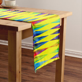 [Rainbow Fiesta] Harlequin Geometric Bright Gult