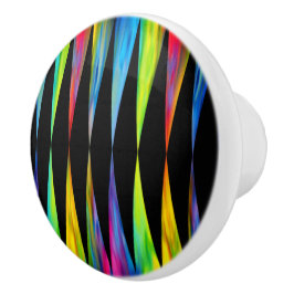 [Rainbow Fiesta] Harlequin Geometric Modern Black Knopp