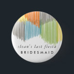 Rainbow Fiesta Modern Fringe Bridesmaid Knapp<br><div class="desc">Visa dig i stil med de här bachelorette-partiknapparna från "Modern Fringe" party-sviten!</div>