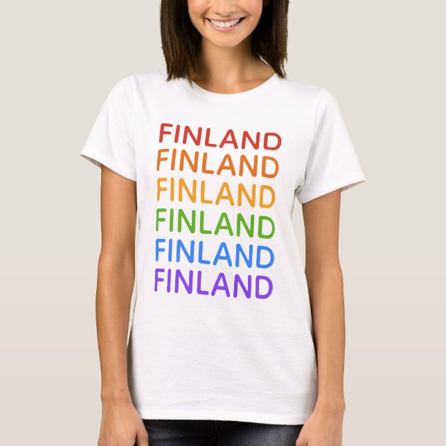Rainbow FINLAND shirts & jacka Tröja (Framsida)