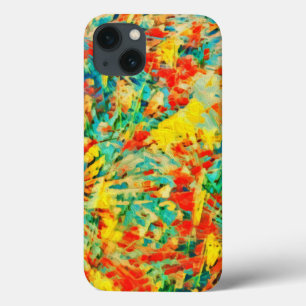 Rainbow Fireworks Firande Art Abstrakt