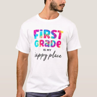 Rainbow First Klass Lacher Tie Dye 1st Klass Teac T Shirt