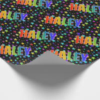Rainbow First Namn ’HALEY’ + Stars