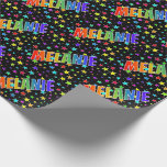 Rainbow First Namn ’MELANIE’   Stars Presentpapper<br><div class="desc">Den här roligten,  en levande,  flerfärgad design,  har den vanligaste namnen MELANIE med ett färgstarkt regnbågsspektrum som färgning av mönster. Den har också en spännande mönster av stjärnformer. Det kan vara roligt till använda när det är ge med en gåva eller present till någon som heter Melanie. [~Z0000353]</div>