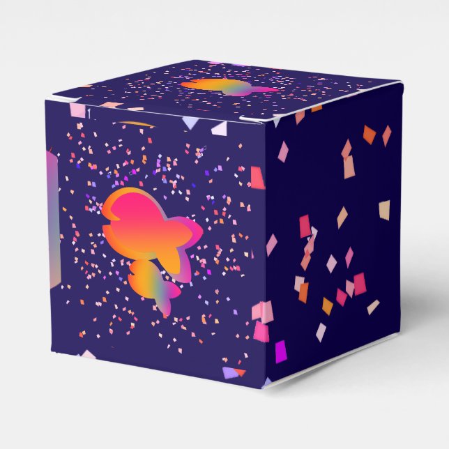 Rainbow Fish Barns födelsedag Presentaskar (Framsidan Sidan)