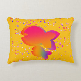 Rainbow Fish Kids Baby Room Gult Prydnadskudde