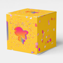 Rainbow Fish Kids Gult Birthday Presentaskar