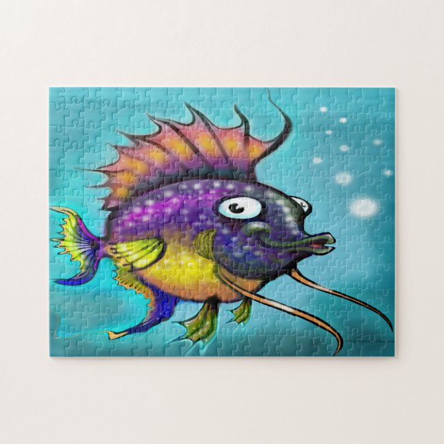 Rainbow Fish Puzzle Pussel (Horisontell)