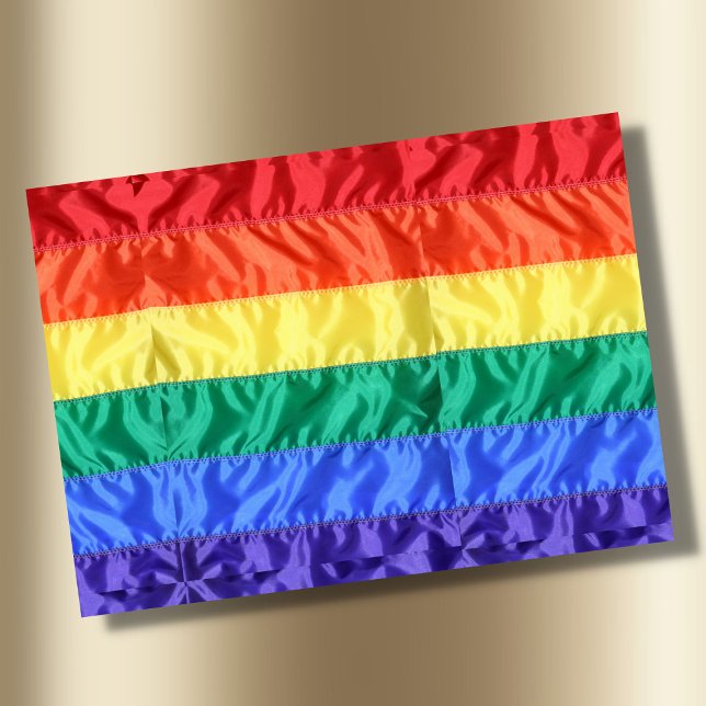 Rainbow Flag Gay Pride LGBTQ LGBT love is love Kort (Skapare uppladdad)