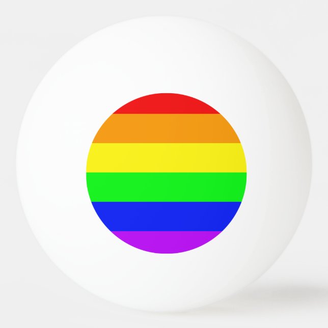 Rainbow Flag Pingisboll (Framsidan)