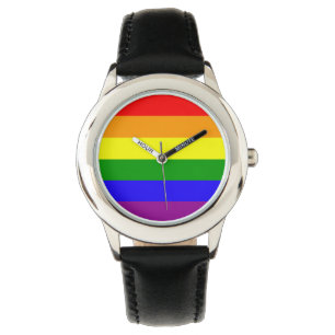 Rainbow flagga armbandsur