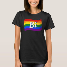 Rainbow Flagga Bi Bisexual pride LGBT HGBTQ pride T Shirt
