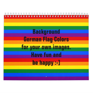 RAINBOW FLAGGA CALENDAR för ditt eget bilder Kalender