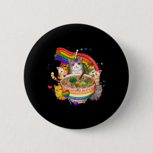 Rainbow Flagga Cats Ramen Anime Gay pride Month Lg Knapp