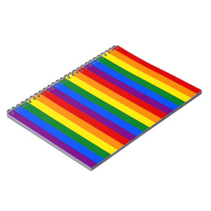 RAINBOW FLAGGA FÄRG ANTECKNINGSBOK