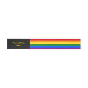 RAINBOW FLAGGA FÄRG + dina idéer Etikettband