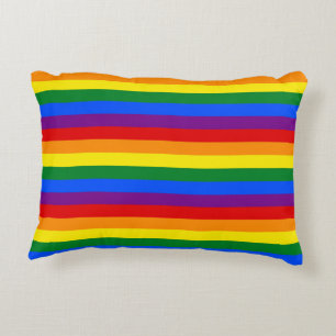 RAINBOW FLAGGA FÄRG + dina idéer Prydnadskudde