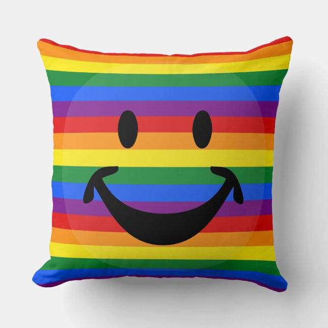 RAINBOW FLAGGA FÄRG era idéer Kudde (Framsida)