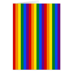 RAINBOW FLAGGA FÄRG HÄLSNINGSKORT