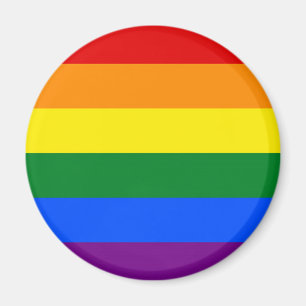 RAINBOW FLAGGA FÄRG MAGNET