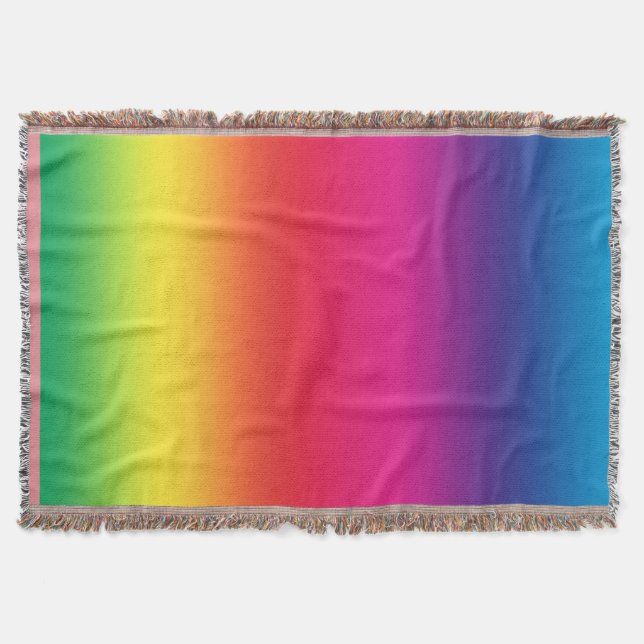 Rainbow Flagga Filt (Framsidan)