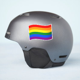 Rainbow Flagga Gay pride HGBTQ out och stolt Klistermärken