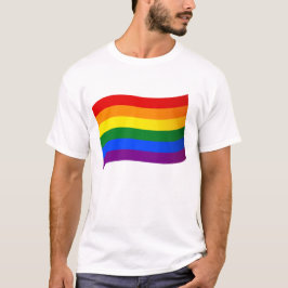Rainbow Flagga Gay pride LGBT Kärlek är Kärlek HBT T Shirt