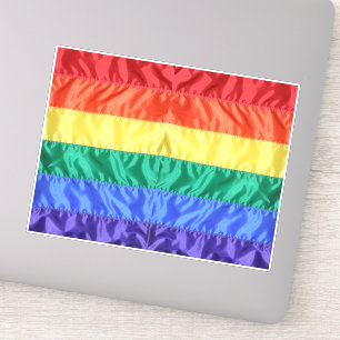 Rainbow Flagga Gay pride LGBTQ LGBT kärlek är kärl Klistermärken