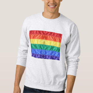Rainbow Flagga Gay pride LGBTQ LGBT kärlek är kärl Lång Ärmad Tröja