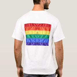 Rainbow Flagga Gay pride LGBTQ LGBT kärlek är kärl T Shirt