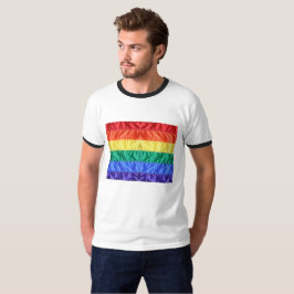 Rainbow Flagga Gay pride LGBTQ LGBT kärlek är kärl T Shirt