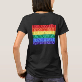 Rainbow Flagga Gay pride LGBTQ LGBT kärlek är kärl T Shirt