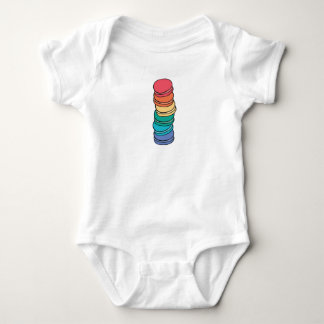 Rainbow Flagga Gay pride Lgbtq Macaron T Shirt