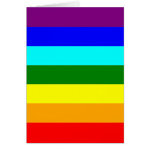 Rainbow Flagga Hälsningskort