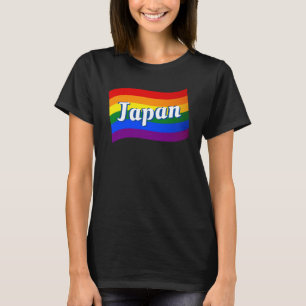Rainbow Flagga Japan Japanska Gay pride LGBT HBT T Shirt