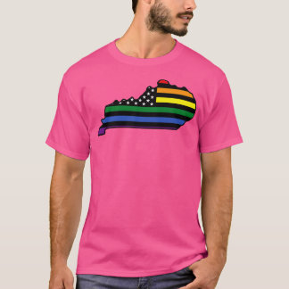 Rainbow Flagga Kentucky TShirt T Shirt