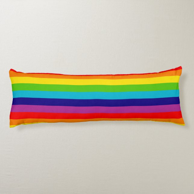 Rainbow Flagga  Kroppskudde (Baksidan)