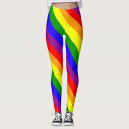 Rainbow flagga leggings