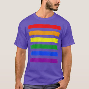 Rainbow Flagga LGBTQ Gay pride HGBT Equality Queer T Shirt