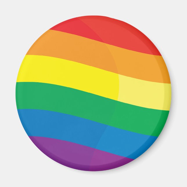 Rainbow Flagga Magnet (Framsidan)