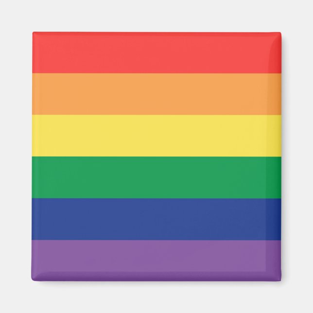 Rainbow Flagga Magnet (Framsidan)