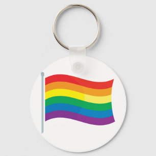 Rainbow Flagga Nyckelring