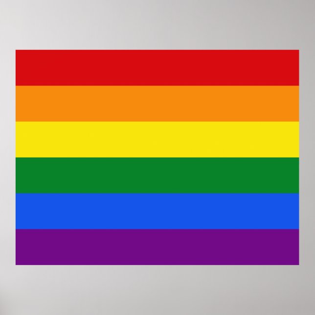 Rainbow Flagga poster (Framsidan)