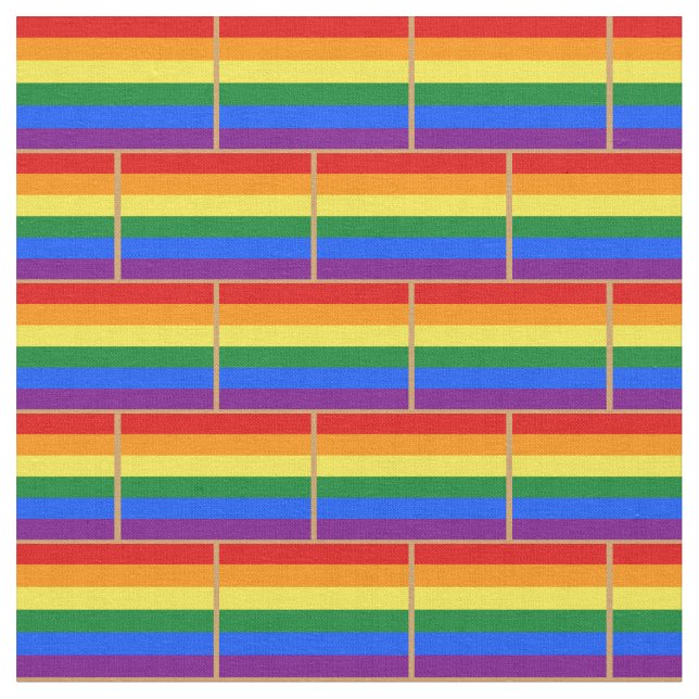 Rainbow Flagga & Pride community mode / LGBT Tyg (Närbild)