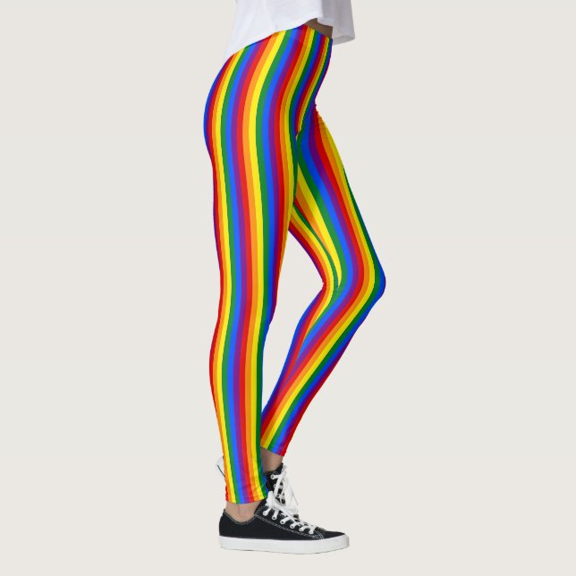 Rainbow Flagga & Pride, HBT-community/rand Bära Leggings (Höger)