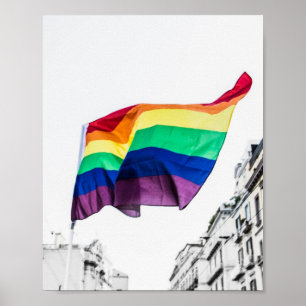 Rainbow Flagga Pride Poster