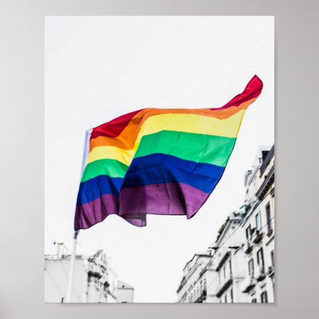 Rainbow Flagga Pride Poster (Framsidan)