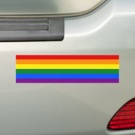Rainbow Flagga & Pride Rainbow/LGBT community car Bildekal